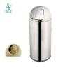 Outdoor Corridor Metal Standing Trash Can 12L 25L 35L 50L 70L Stainless Steel Garbage Collection Waste Bin