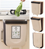 Kitchen Waste Bin Collection New Design Hanging Fold Trash Can