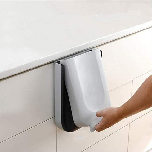 6L 9L Wall Mounted Trash Can for Bathroom Good-Selling Hanging Waste Kitchen Bin