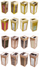Standing Marble Trash Bin with Ashtray Hotel Hospital Bank Shopping Mall Lobby Stainless Steel Ashtray Bin