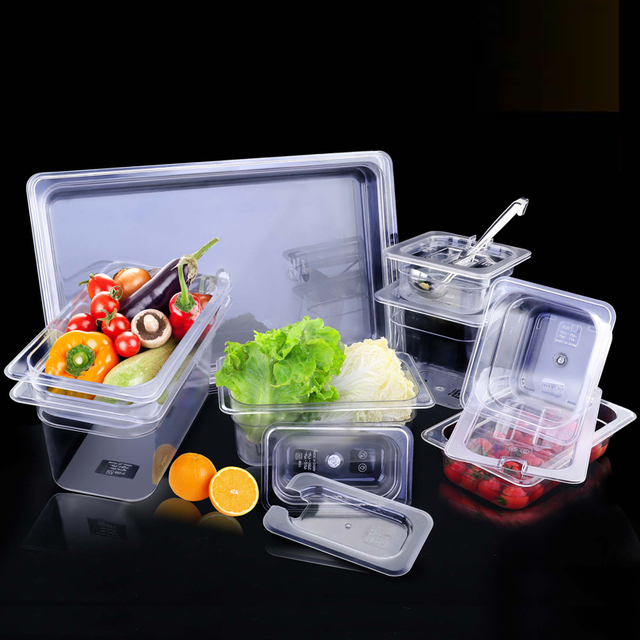 Amazon Hot Sell Airtight Container PC Gastronorm Pan New Walmart Dog Food Container