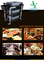 victualing house stainless steel dish caddy with bucket hotel Service Cleaning plates dishes collect trolley