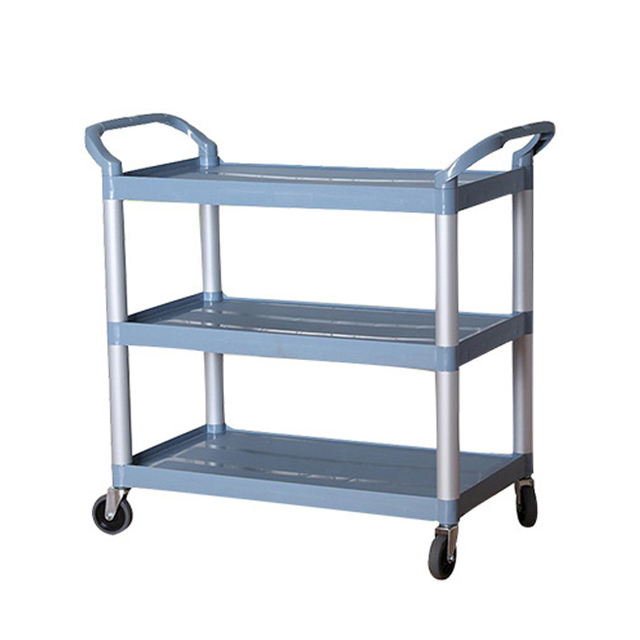 Commercial restaurant wine trolley mobile food delivery service cart