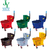 26QT Red Color Mop Bucket with Wringer Side Press Wring Is Easy To Use