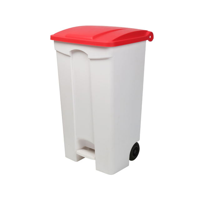 Good Quality Hospital Recycling stainless steel bathroom trash can 30L 45L 68L 87L Closed Lid Medical Waste Bin Rectangular Foot Pedal Garbage Can